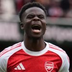 Bukayo Saka pemain Arsenal