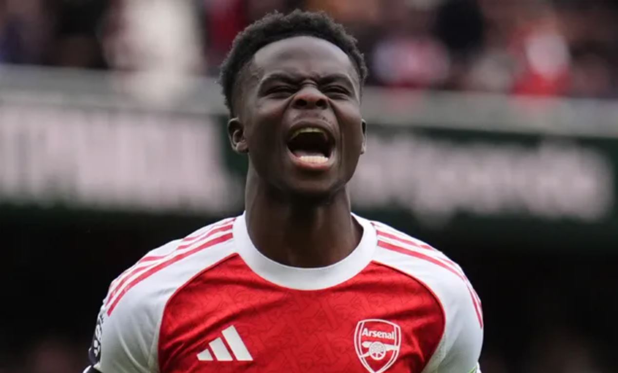 Bukayo Saka pemain Arsenal