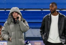 Cole Palmer dan Tosin Adarabioyo di laga Chelsea vs Benfica
