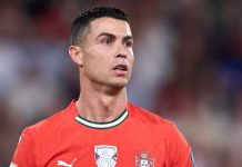 Cristiano Ronaldo di laga Portugal vs Hungaria