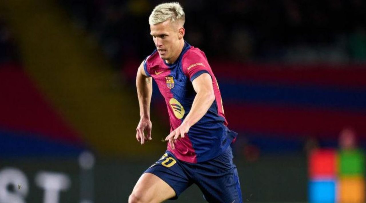 Dani Olmo pemain Barcelona