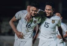 Donny Tri Pamungkas Usai Mencetak Gol di Indonesia vs India
