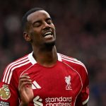 Ekspresi Alexander Isak di laga Chelsea vs Liverpool