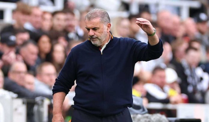 Ekspresi Ange Postecoglou di laga Newcastle vs Nottingham Forest