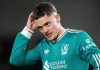 Slot Gagal Hentikan Tren Buruk, Wirtz Dihujani Nyanyian ‘Buang-Buang Uang’ Ekspresi Florian Wirtz di laga Brentford vs Liverpool