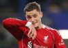 Ekspresi Florian Wirtz di laga Chelsea vs Liverpool