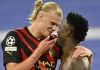 Erling Haaland dan Vinicius Junior