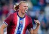 Erling Haaland pemain Timnas Norwegia