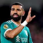 Gestur Mohamed Salah di laga Brentford vs Liverpool