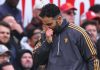 Gestur Ruben Amorim di laga Manchester United v Sunderland
