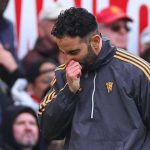 Gestur Ruben Amorim di laga Manchester United v Sunderland