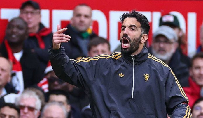 Gestur Ruben Amorim di laga Manchester United vs Sunderland
