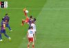 Gol tendangan gunting Axel Witsel ke gawang Barcelona