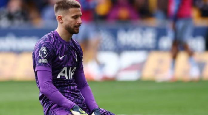 Guglielmo Vicario kiper Tottenham Hotspur Guglielmo Vicario kiper Tottenham Hotspur