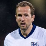 Harry Kane di laga Latvia vs Inggris