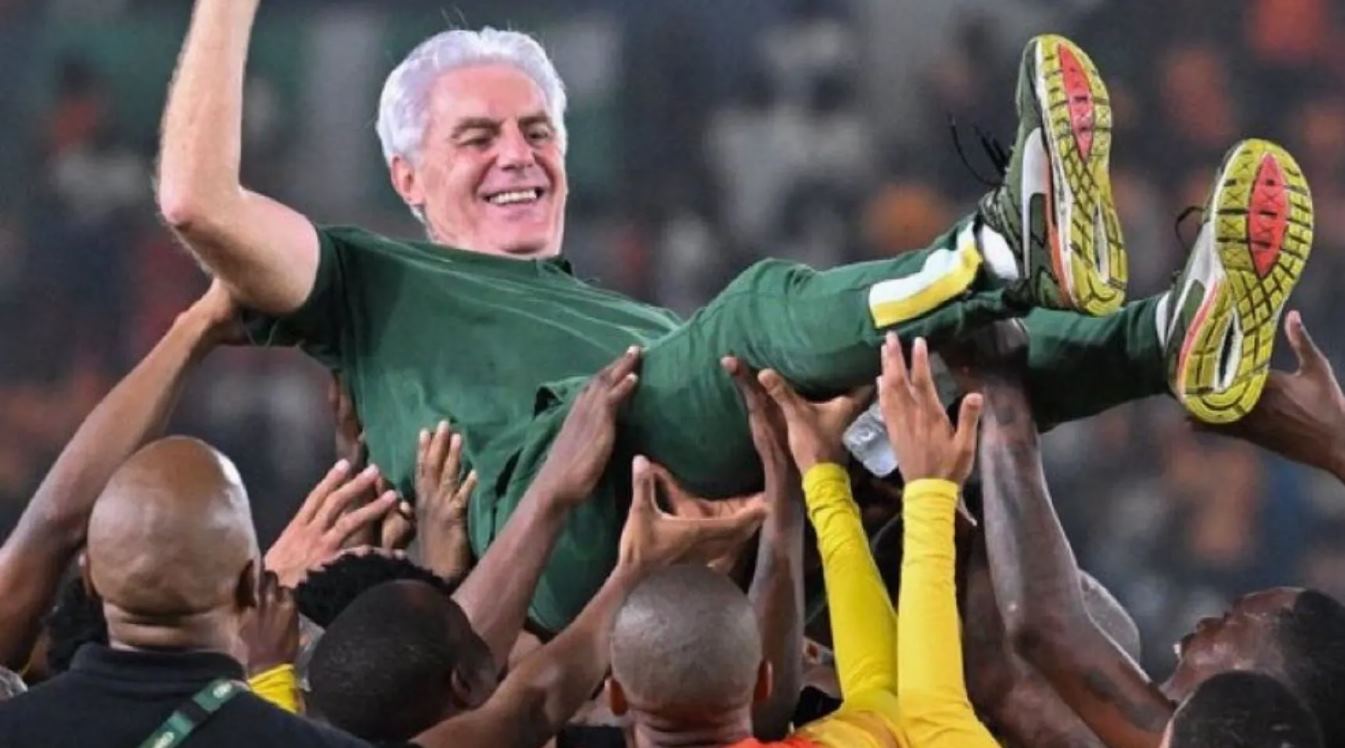 Hugo Broos pelatih timnas Afrika Selatan Hugo Broos pelatih timnas Afrika Selatan