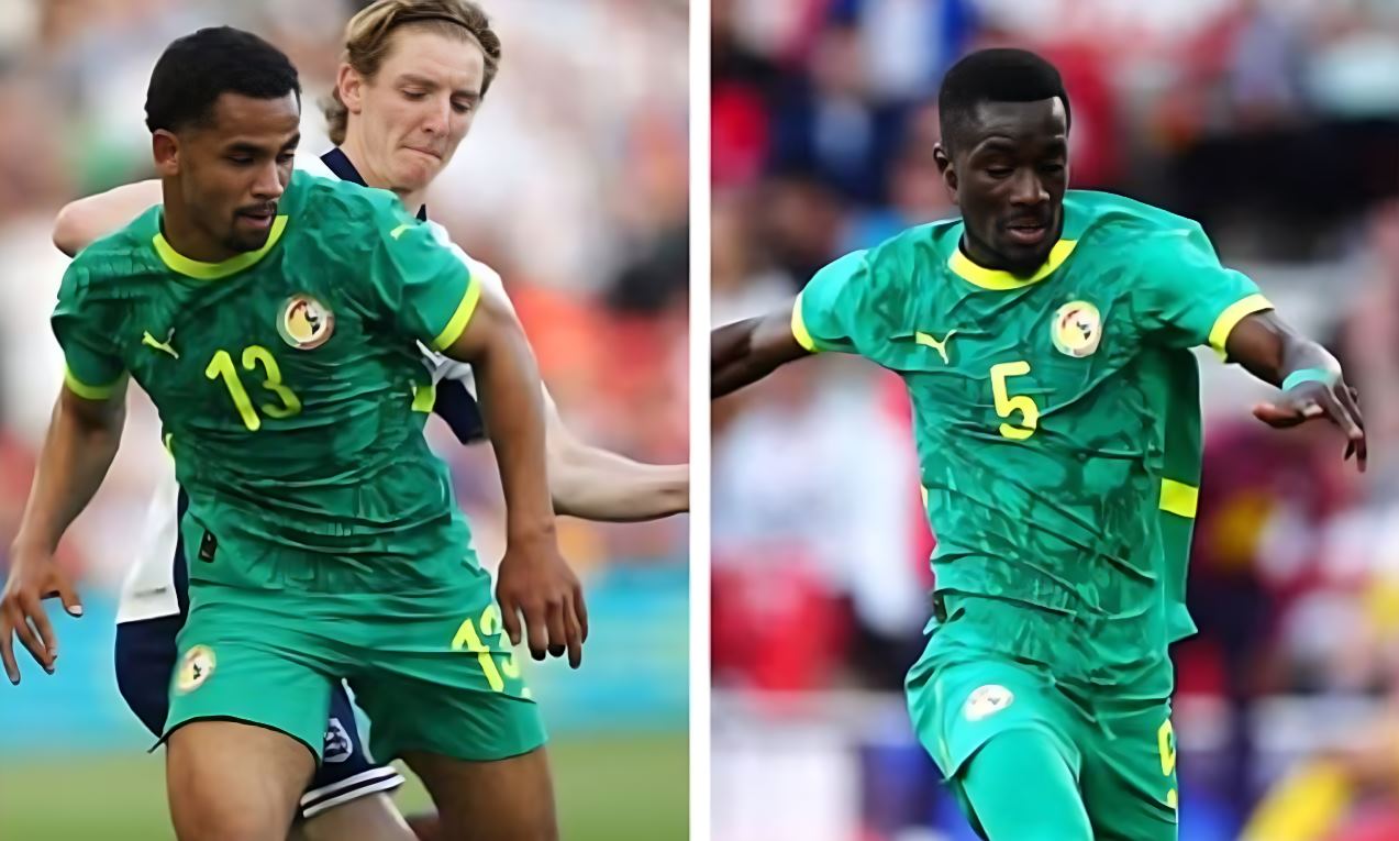Iliman Ndiaye dan Idrissa Gueye pemain Senegal