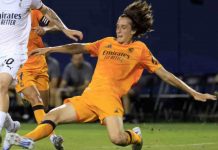 Joan Martinez dalam aksinya untuk Real Madrid musim lalu sebelum cedera