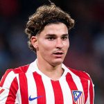 Julian Alvarez di laga Celta de Vigo vs Atletico de Madrid