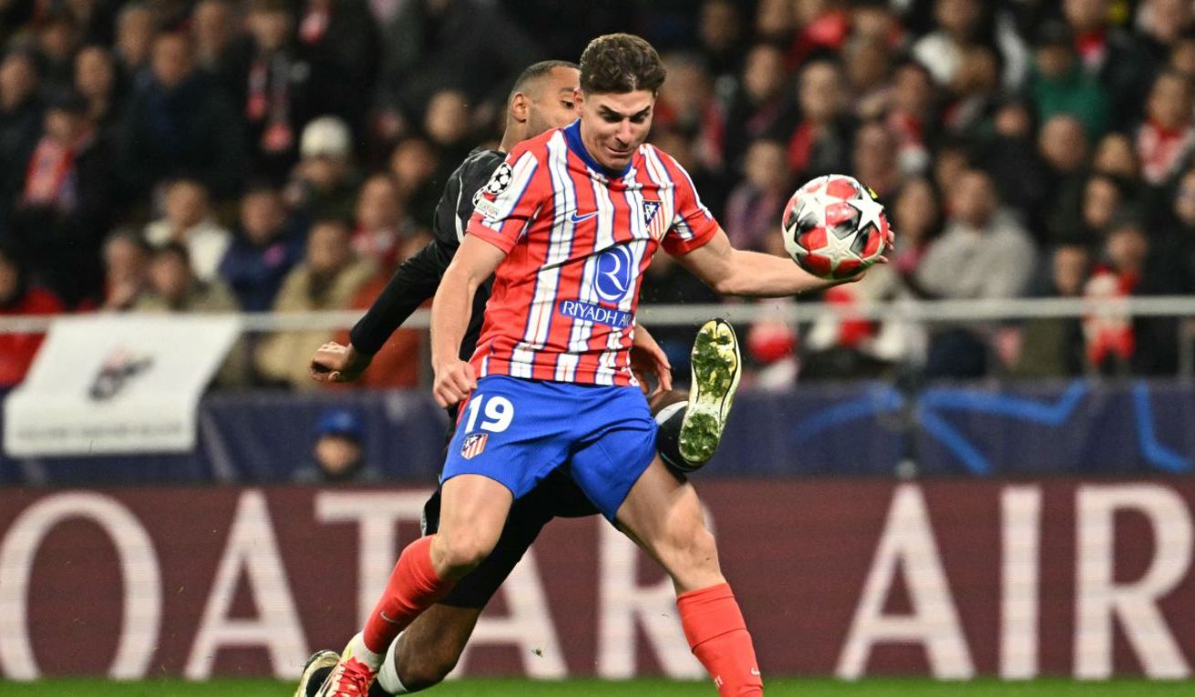 Julian Alvarez pemain Atletico Madrid Julian Alvarez pemain Atletico Madrid