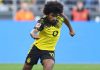 Karim Adeyemi dalam aksinya untuk Borussia Dortmund