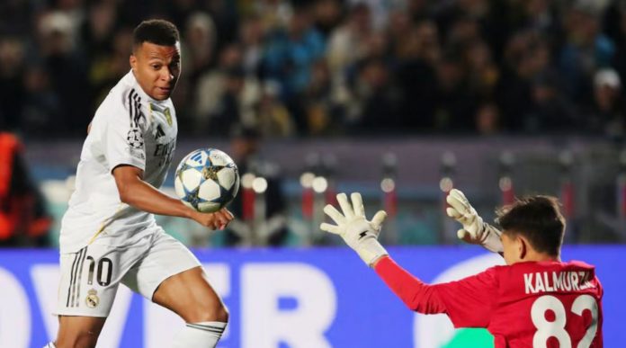 Kylian Mbappe top skor Liga Champions