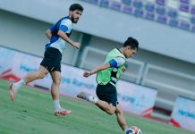 Latihan Tim PSIM Jelang Hadapi Persita