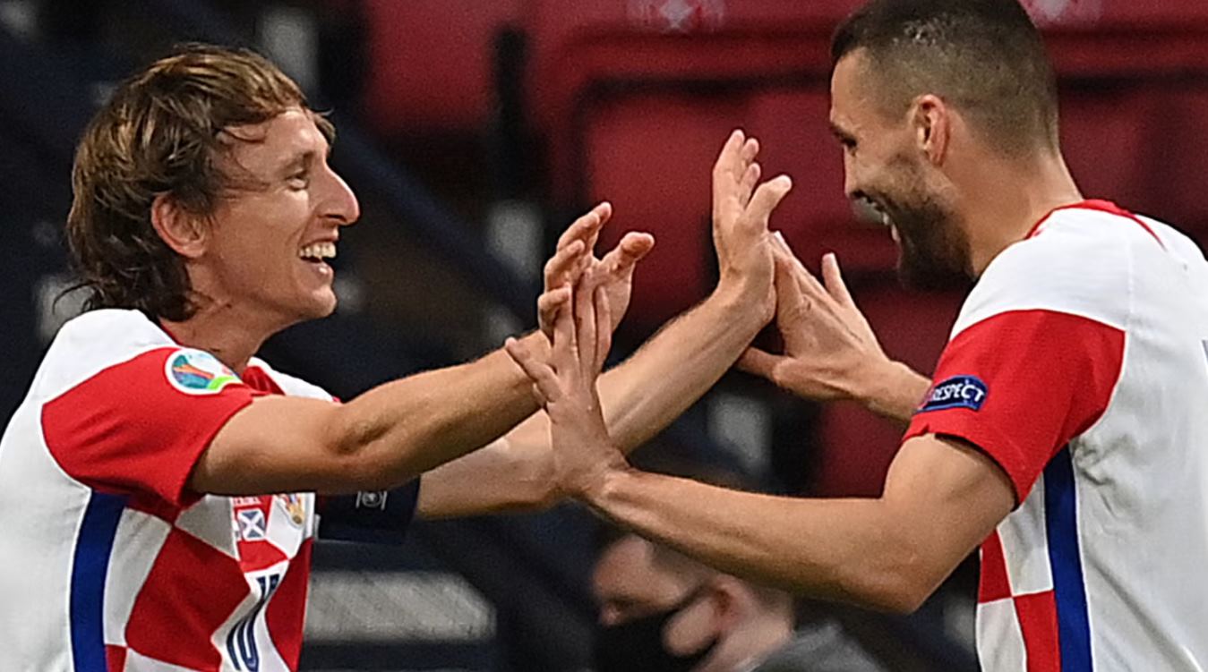 Luka Modric dan Mateo Kovacic Luka Modric dan Mateo Kovacic