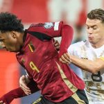 Malick Fofana di laga Belgia vs Makedonia Utara