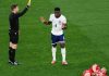 Marc Guehi dalam sebuah aksinya bersam Timnas Inggris