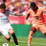 Kalah Telak, dan Barcelona Harus Saksikan Marcus Rashford Cedera di Sanchez Pizjuan Marcus Rashford saat membela Barcelona di kandang Sevilla