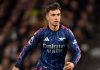 Martin Zubimendi di laga Fulham vs Arsenal