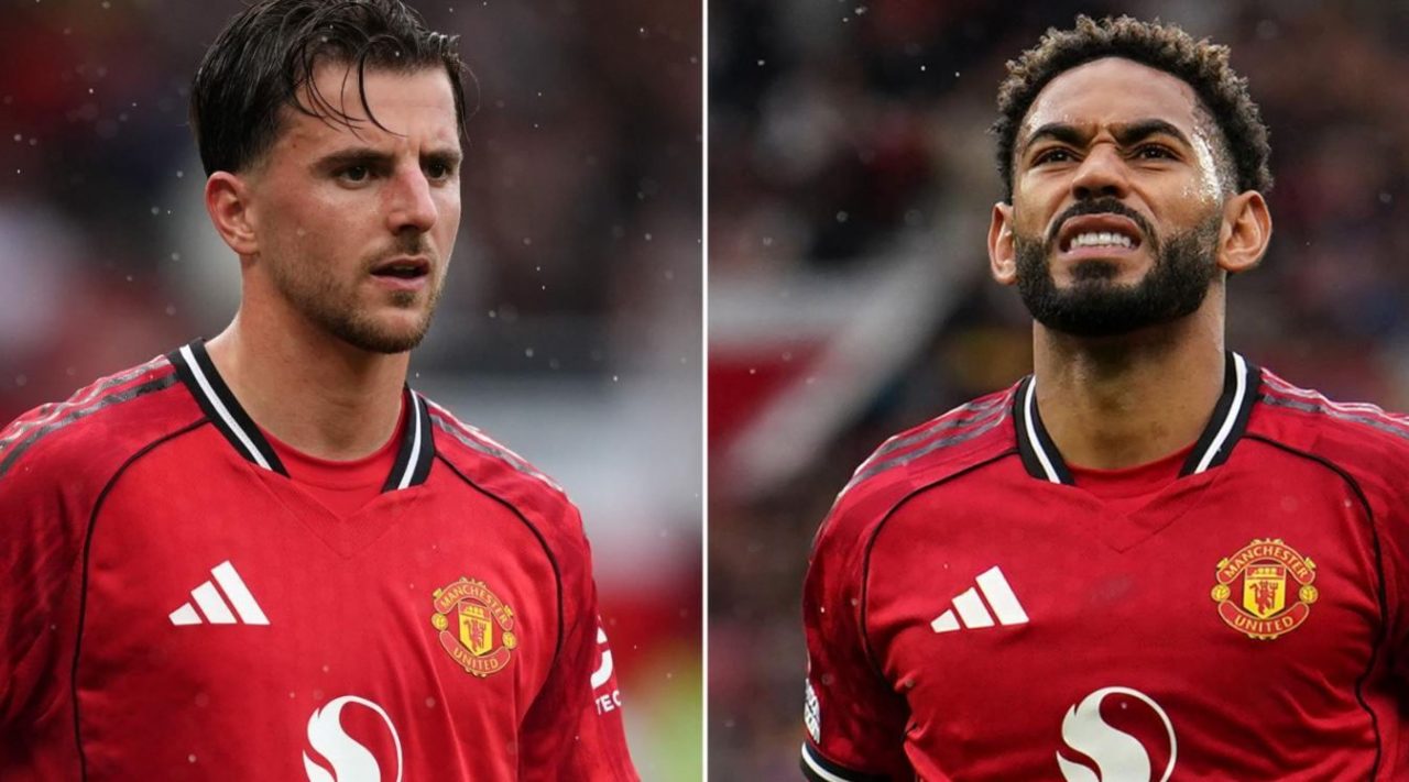 Mason Mount dan Matheus Cunha pemain Manchester United