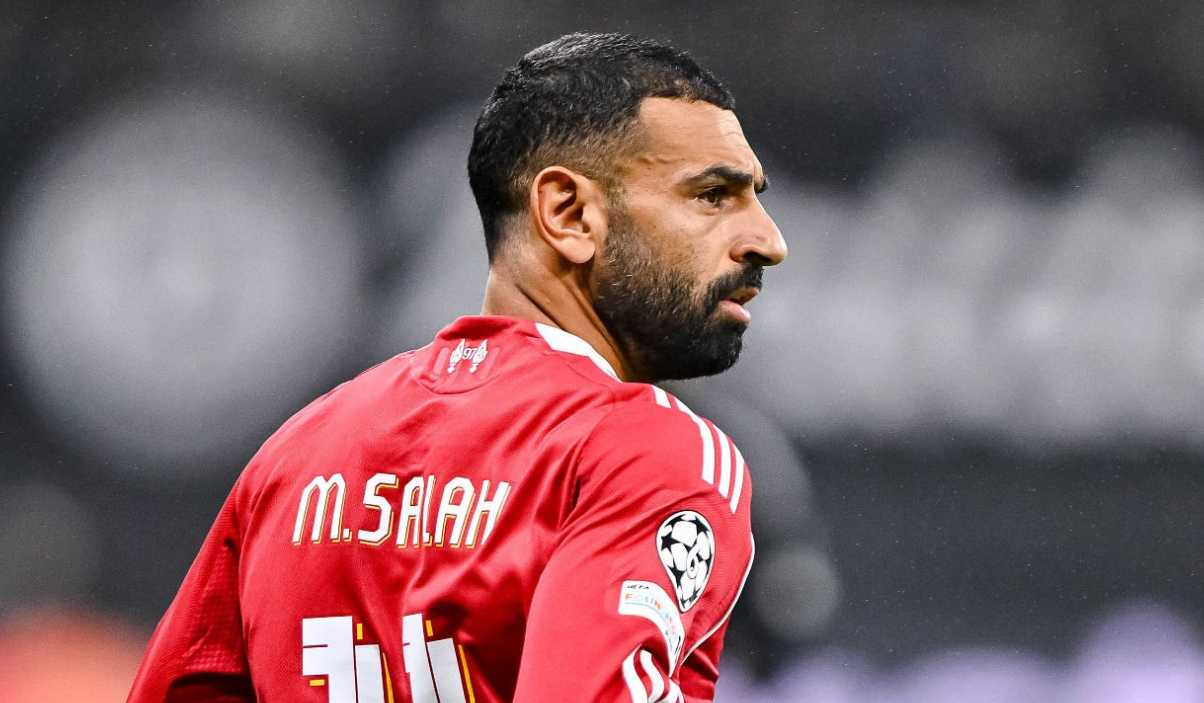 Mohamed Salah di laga Frankfurt vs Liverpool Mohamed Salah di laga Frankfurt vs Liverpool
