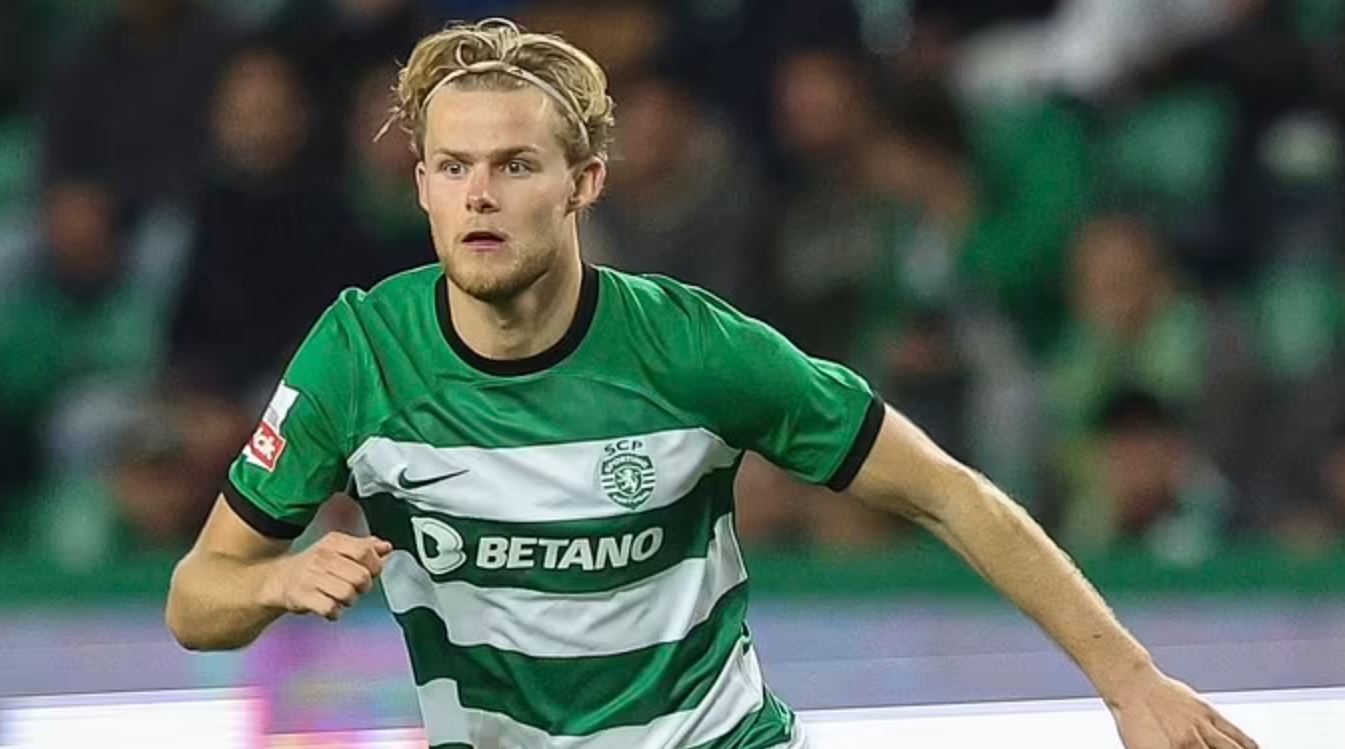 Morten Hjulmand pemain Sporting CP Morten Hjulmand pemain Sporting CP