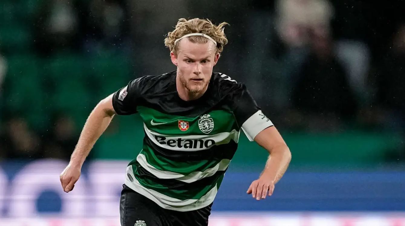 Morten Hjulmand pemain Sporting CP Morten Hjulmand pemain Sporting CP