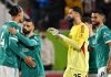 Rating Pemain Liverpool Usai Kekalahan 3-2 dari The Bees, Tiga Dapat Nilai 4,5! Para pemain Liverpool merayakan gol Mohamed Salah