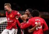 Empat Alasan Sederhana di Balik Kebangkitan Manchester United Saat Ini Para pemain Manchester United merayakan gol Bryan Mbeumo
