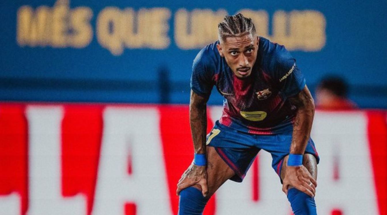 Pemain Barcelona Raphinha dipastikan cedera dan absen di laga El Clasico melawan Real Madrid Pemain Barcelona Raphinha dipastikan cedera dan absen di laga El Clasico melawan Real Madrid