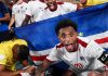 Pemain Tanjung Verde berpesta usai lolos ke Piala Dunia untuk pertama kalinya dalam sejarah