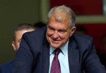Presiden Barcelona Joan Laporta