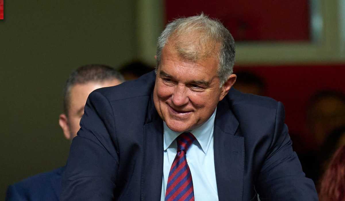 Presiden Barcelona Joan Laporta