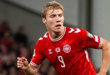 Rasmus Hojlund tampil produktif bersama Denmark