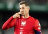 Robert Lewandowski pemain timnas Polandia