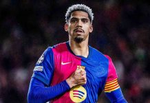 Ronald Araujo pemain Barcelona