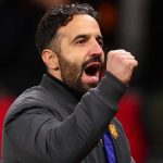 Bryan Mbeumo Absen Panjang, Amorim Harus Siapkan Rencana Darurat di Manchester United Ruben Amorim merayakan kemenangan Manchester United atas Brighton