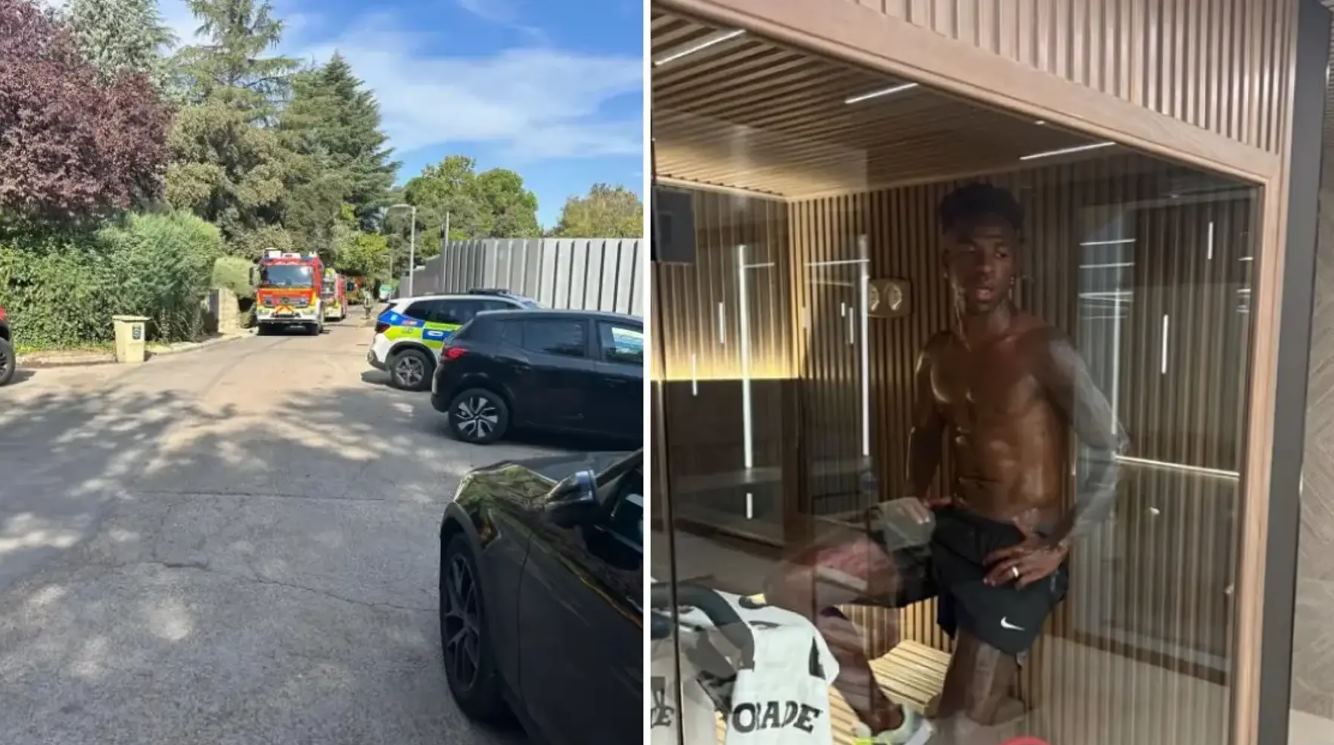 Rumah bintang Real Madrid Vinicius Junior kebakaran Rumah bintang Real Madrid Vinicius Junior kebakaran