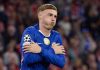 Selebrasi Cole Palmer usai cetak gol ke gawang Bayern Munchen
