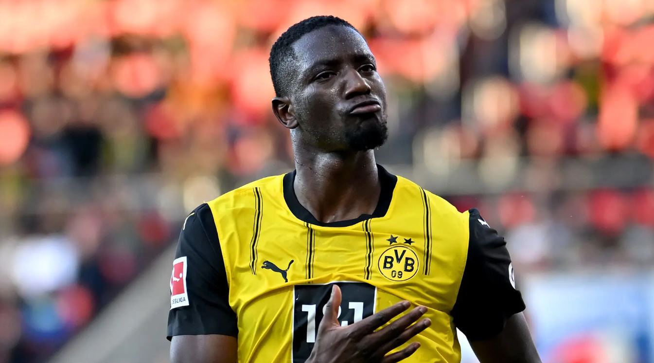 Serhou Guirassy striker Borussia Dortmund Serhou Guirassy striker Borussia Dortmund