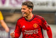 Shea Lacey bintang muda akademi Manchester United